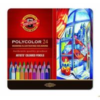 kredki polycolor 3824 24 kol. op. metal. 4816