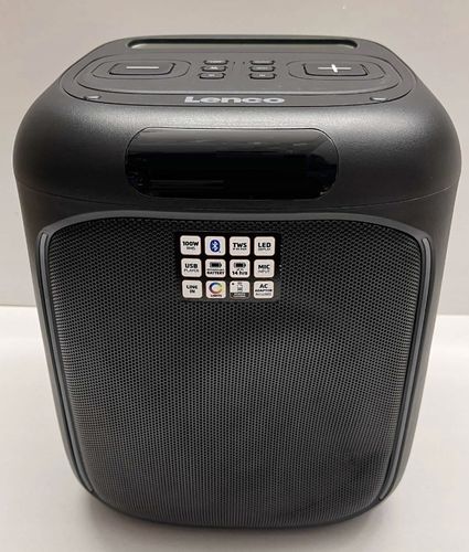 Przenośny głośnik Lenco PA-100 PartyBox Bluetooth 5.0 z TWS na Arena.pl