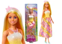 Barbie. HRR09 Księżniczka w sukience żółtoróżowej