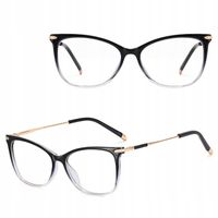 SOLIDNE Damskie Okulary SLIM Zerówki do KOMPUTERA Blue Light OPRAWKI