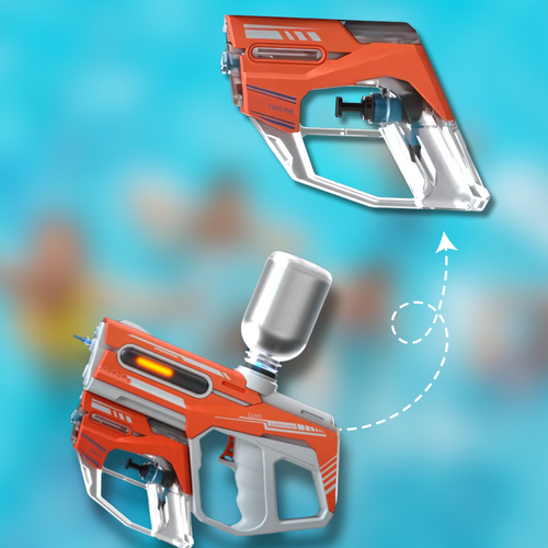 pistolet na wodę elektryczny automatyczny karabin wodny 2w1 akumulator na Arena.pl