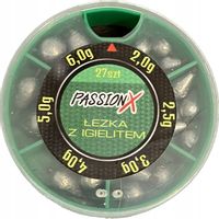 Passion X ciężarek łezka z igielitem zestaw 27szt.