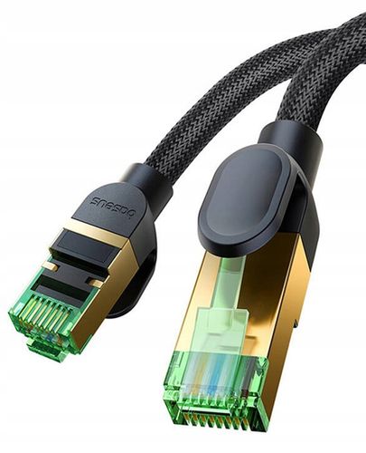 KABEL SIECIOWY SZYBKI RJ45 CAT.8 40GBPS 3M MOCNY PRZEWÓD INTERNETOWY na Arena.pl