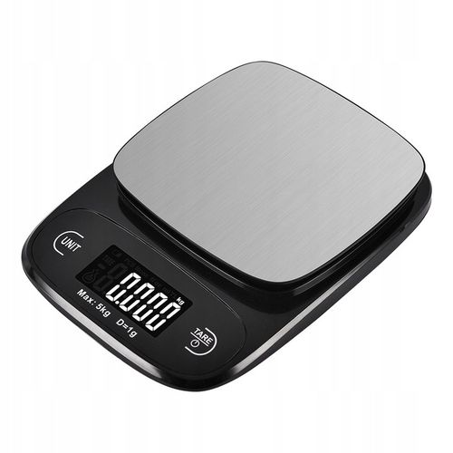 WAGA KUCHENNA ELEKTRONICZNA WYŚWIETLACZ LCD DOTYKOWA PRECYZYJNA 5KG/1G na Arena.pl
