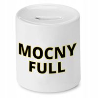 Skarbonka Śmieszna Zabawna Mocny Full Prezent Z Nadrukiem Ze Zdjęciem