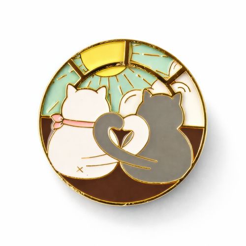 Cozy Cats | 4 cm | Metal | Pin | Original na Arena.pl