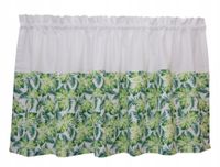 ZAZDROSTKA firana kuchenna liście dżungla 300x60