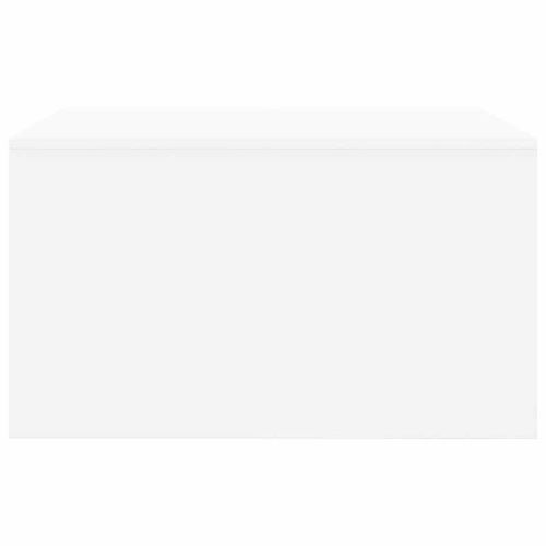 Stolik kawowy z szufladami Biały 70,5x70x40 cm na Arena.pl