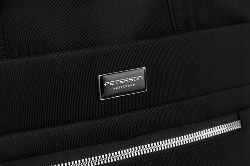 Duża torba damska PETERSON torebka shopper na ramię czarna miejska na Arena.pl