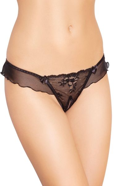 G-String 2384 - Black S/M zdjęcie 1