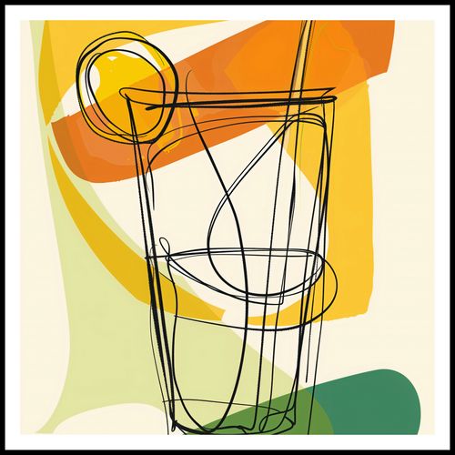 Plakat 80x80cm Koktajl Artystyczny na Arena.pl