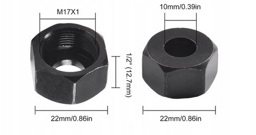 3 x TULEJA ,1 x nakrętki /REDUKCJA 6 ,8 ,6,35mm wys 16,5mm na Arena.pl