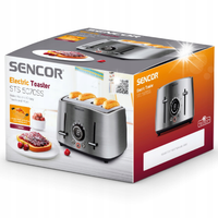 Toster grill Sencor 5070SS mocny 1600W 4 kromki
