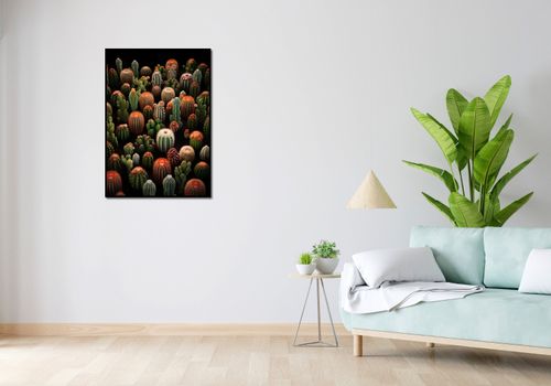 Plakat 64x90cm Ogród Kaktusów na Arena.pl
