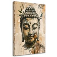 Obraz do salonu sypialni biura, Budda Zen Spa Bambus Orientalny