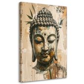 Obraz do salonu sypialni biura, Budda Zen Spa Bambus Orientalny