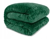 KOC GRUBY CIEPŁY na PREZENT NARZUTA DWUSTRONNA 200x220 cm FUERO C. ZIELONY