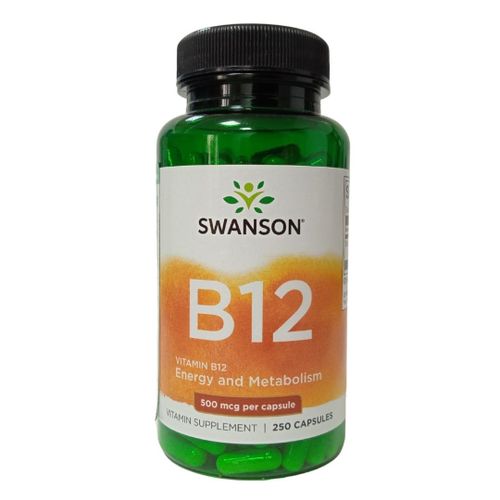 SWANSON Witamina B 12 500mcg 250kaps na Arena.pl