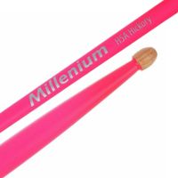 Pałeczki Perkusyjne Neon Pink Różowe 5A Millenium H5A Hickory Sticks