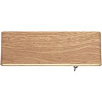 LAMPA ścienna SIEGFRIED 41751W-8 Globo prostokątna OPRAWA metalowa LED 8W 3000K kinkiet drewno