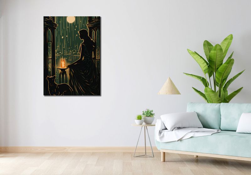 Obraz 70x100cm Nocne Szeptanie zdjęcie 2