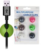 TV87 6x ORGANIZER KABLI CABLE DROP UCHWYT