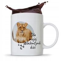 Kubek Prezent Na Walentynki Dla Walentynki Kici Z Nadrukiem Ze Zdjęciem