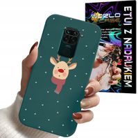 ETUI CASE DO XIAOMI NOTE 9 PRO - ŚWIĄTECZNE WZORY RENIFER MIKOŁAJ PREZENT