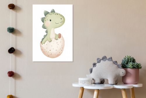 Obraz 50x70cm Wzory dla Dzieci, Chłopca Do Pokoju - Jajko na Arena.pl