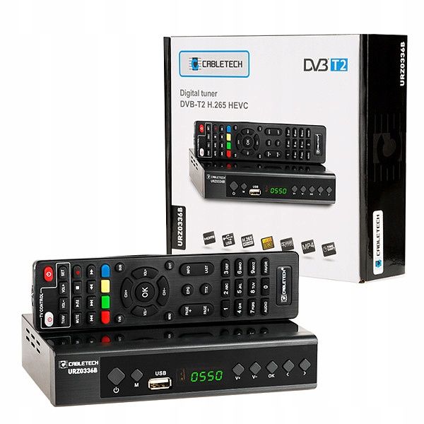 DEKODER TUNER TV NAZIEMNEJ HD DVB-T2 HEVC H.265 zdjęcie 6