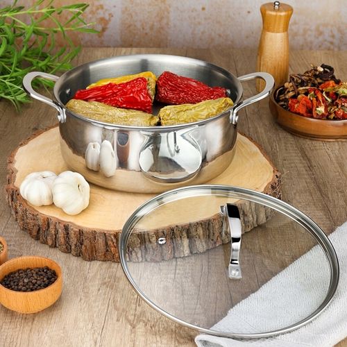 GARNEK POWŁOKA NON STICK STRUKTURA PLASTRA MIODU HEXAGONAL HYBRID 4,3L 24CM na Arena.pl