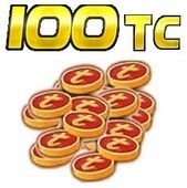 TIBIA COINS 100 TC WSZYSTKIE SERVERY