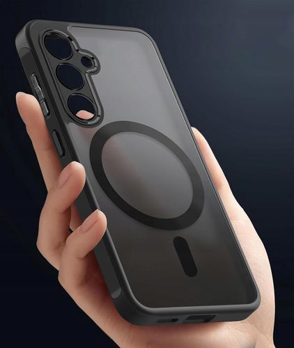 Etui do Samsung S25 do MagSafe MATT CASE WZMACNIANE Szkło 5D PREMIUM na Arena.pl