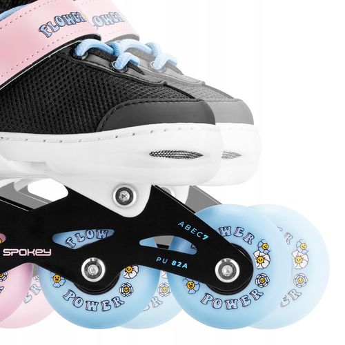 Rolki regulowane dziecięce Spokey JOY rozm. 31-34 ABEC7 Carbon 82A na Arena.pl