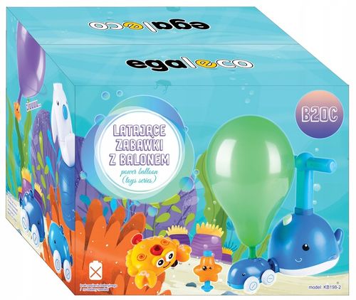 WYRZUTNIA SAMOCHODÓW RAKIET NAPĘD BALONOWY INTERAKTYWNA AUTO POMPKA PREZENT na Arena.pl