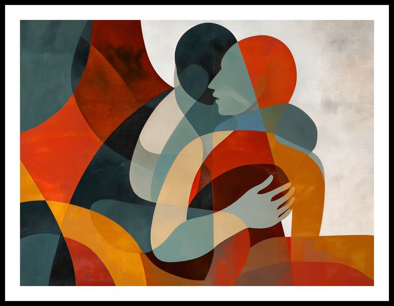 Plakat 80x60cm Objęcia zdjęcie 3