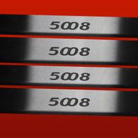 Listwa progowa PEUGEOT 5008 MK1 Stal nierdzewna 304 mat 4szt