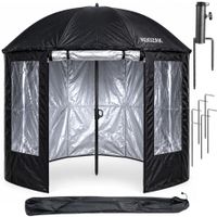 Parasol wędkarski czarny ogrodowy na ryby wodoodporny KOOZAK 200x200cm XXL