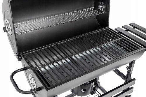 ACTIVA GRILL WĘGLOWY OGRODOWY BECZKA Z RUSZTEM ŻELIWNYM I POKROWCEM na Arena.pl