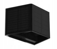 Kinkiet LED solarny CUBE 3000K 50lm IP54 czarny LITE