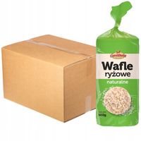 Eurowafel Wafle ryżowe naturalne 100 g x 16 sztuk