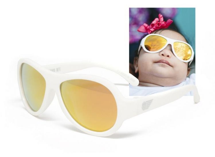 Okulary dziecięce Babiators Polarized Wicked White OL Junior 0-3 lat zdjęcie 1