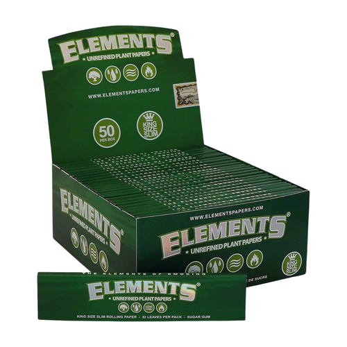 bibułki elements green king size slim na Arena.pl