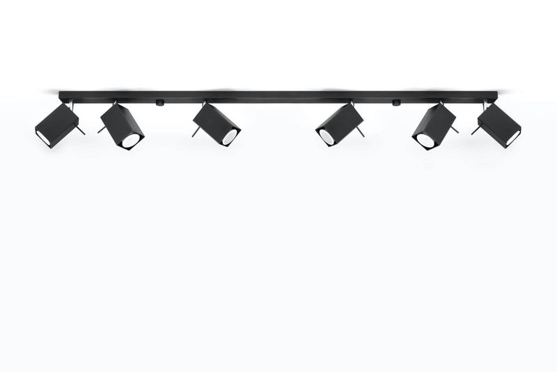 Regulowana LAMPA sufitowa SL.0460 metalowa OPRAWA reflektorki spot czarny zdjęcie 3