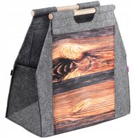 TORBA KOSZ NA DREWNO KOMINKOWE STOJAK DO PIECA