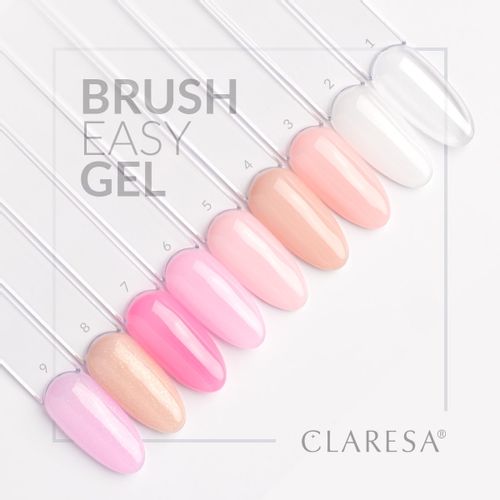 CLARESA Żel w butelce do paznokci BRUSH EASY GEL 4 - 5g na Arena.pl