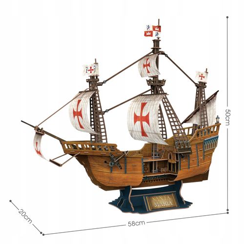 cubic fun puzzle 3d santa maria 0387 na Arena.pl