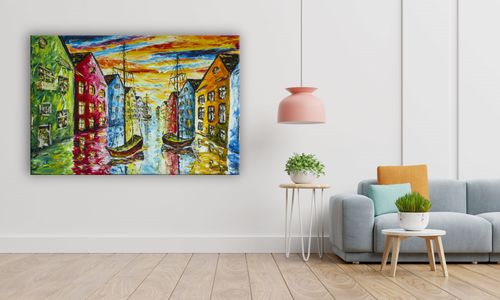 OBRAZ NA PŁÓTNIE 106 Wenecja 100x70cm na Arena.pl