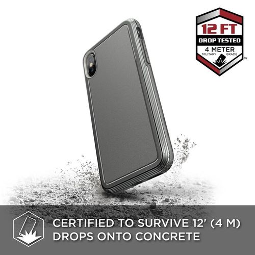 Pancerne etui iPhone Xs X (Drop test 4m) (Grey) na Arena.pl