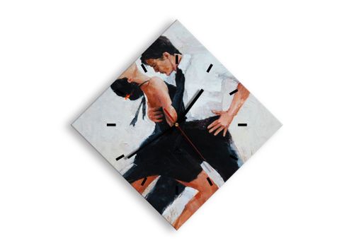 Zegar Ścienny - Tango Tancerze  - 30X30 Cm - C3Ad30X30-3771 na Arena.pl